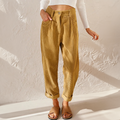 Isabela – Hochgeschnittene Damenhose mit schmal zulaufendem Bein