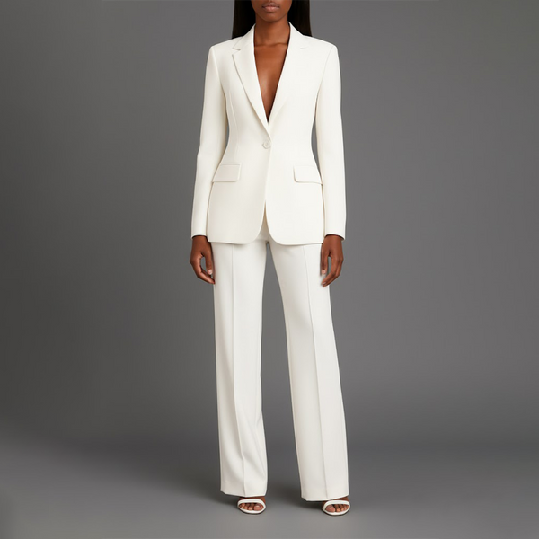Sophia – Eleganter Damen-Hosenanzug mit tailliertem Blazer