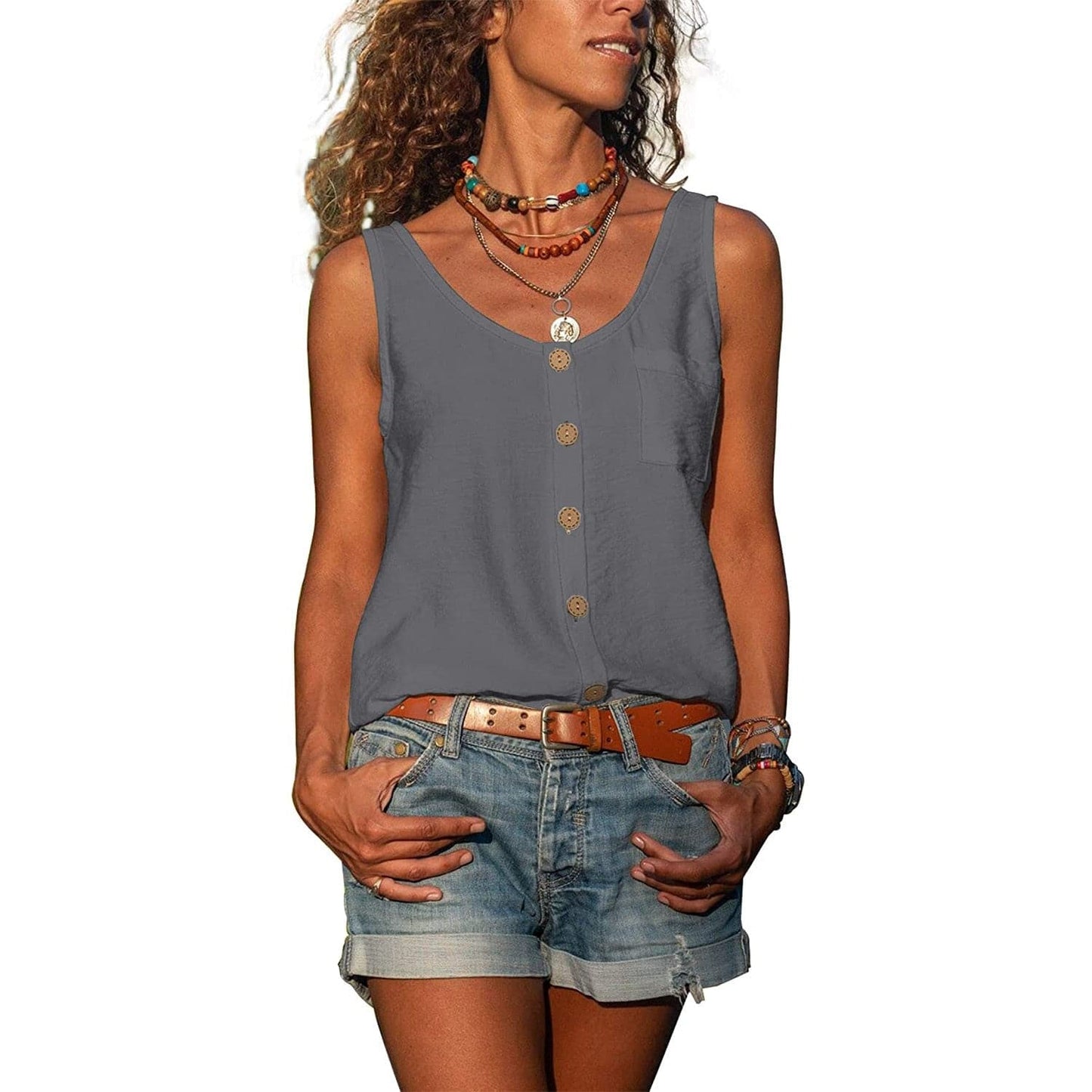 Sophie – Casual Button-Up Vest - Image 5