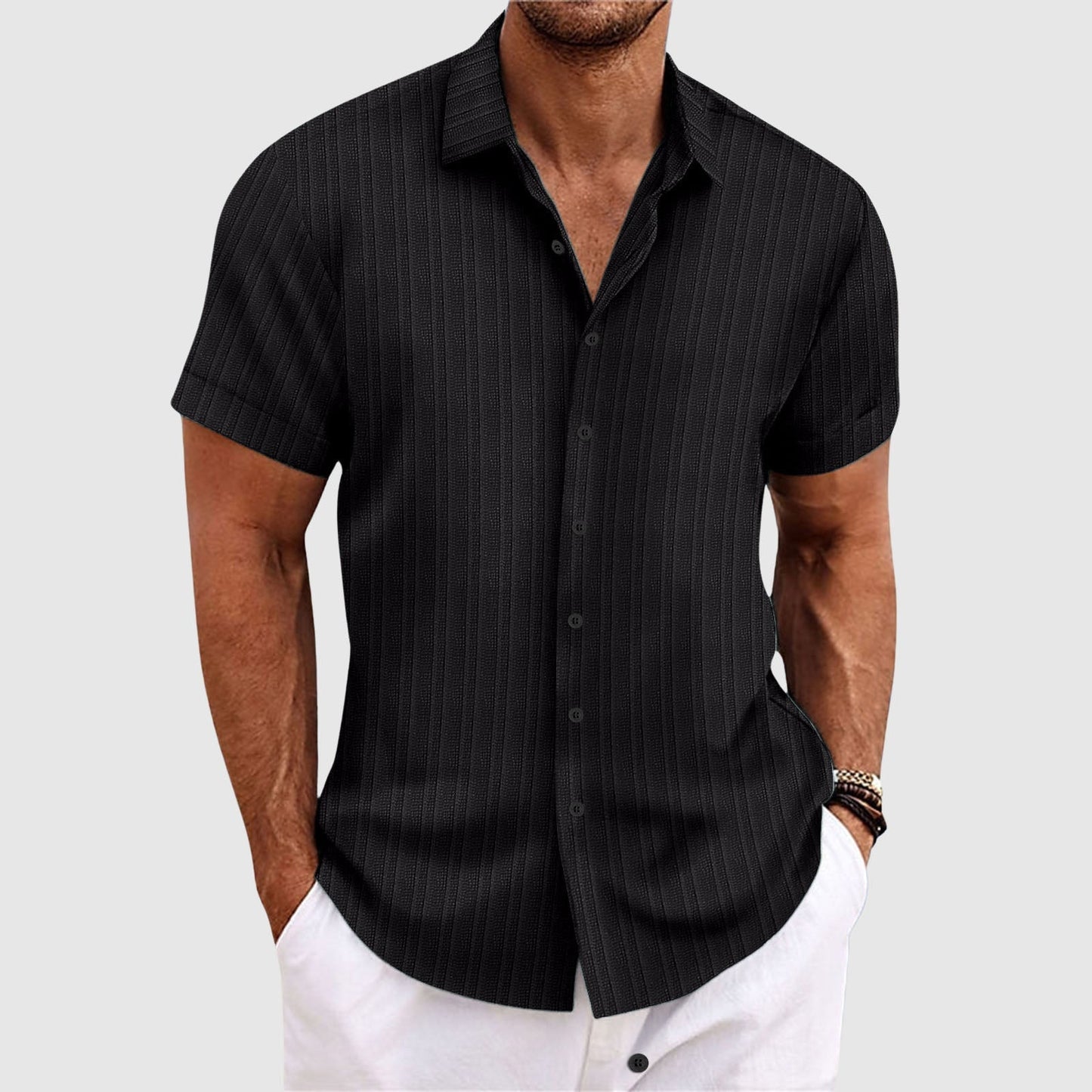 Liam – Summit Stripe Shirt - Image 1