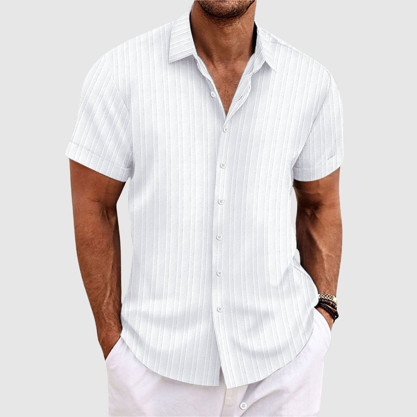 Liam – Summit Stripe Shirt - Image 2