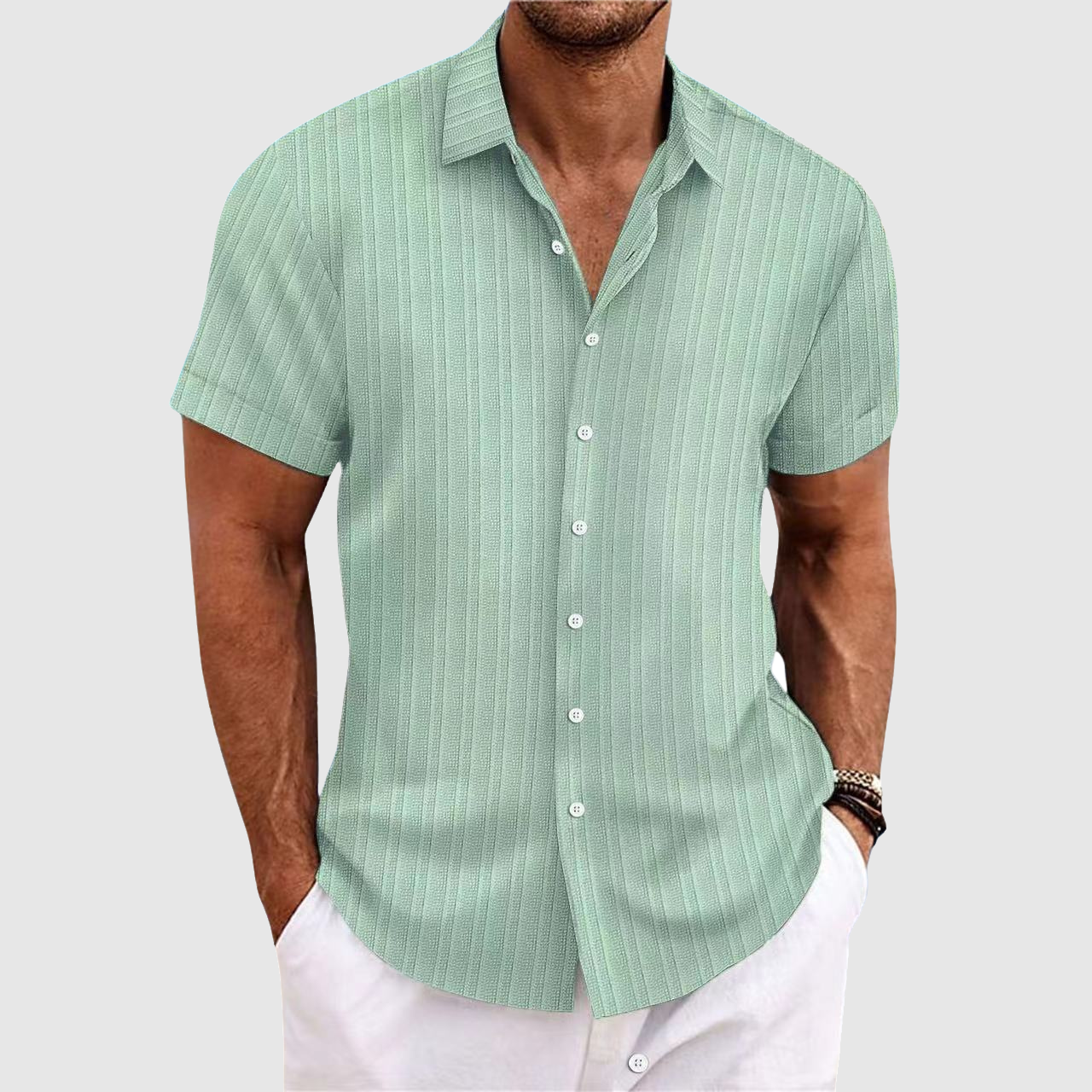 Liam – Summit Stripe Shirt - Image 3