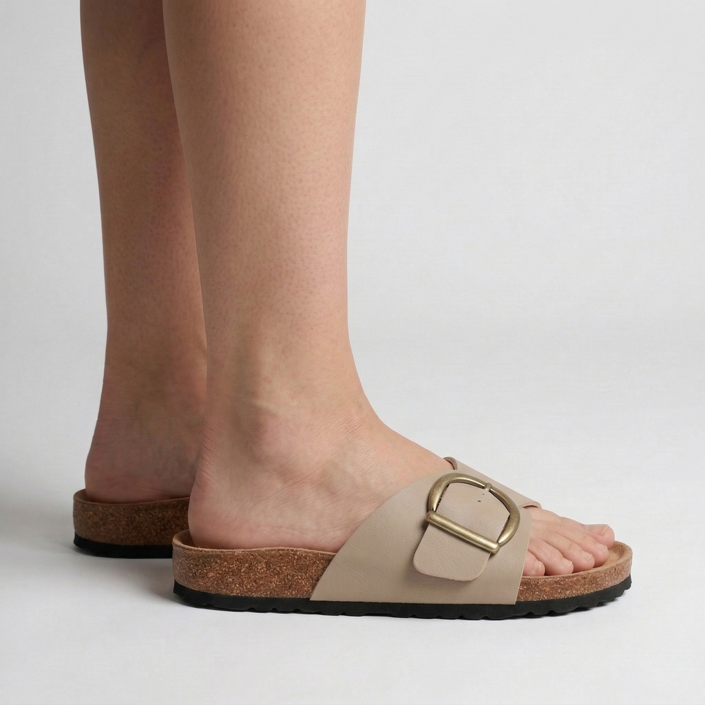 Daniela – Summer  sandals with adjustable buckle for Women - Image 2
