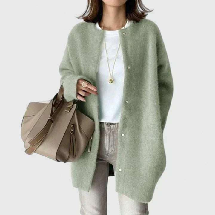 Damen Cardigan - Komfortable Passform mit Knopfdetails - J&B - 6 - Atelier-Zofia
