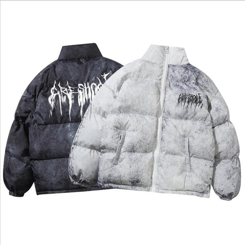 Stylische Herren Daunenjacke in Oversize-Design mit auffallendem Muster - J&B - 1 - Atelier-Zofia