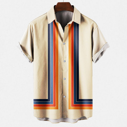 Noah – Retro Relaxed fit Short-sleeved Men's shirt  - Image 1