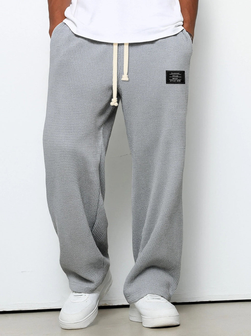 Lässige Herren Pants mit verstellbarem Bund und praktischen Taschen - 3 - Atelier-Zofia