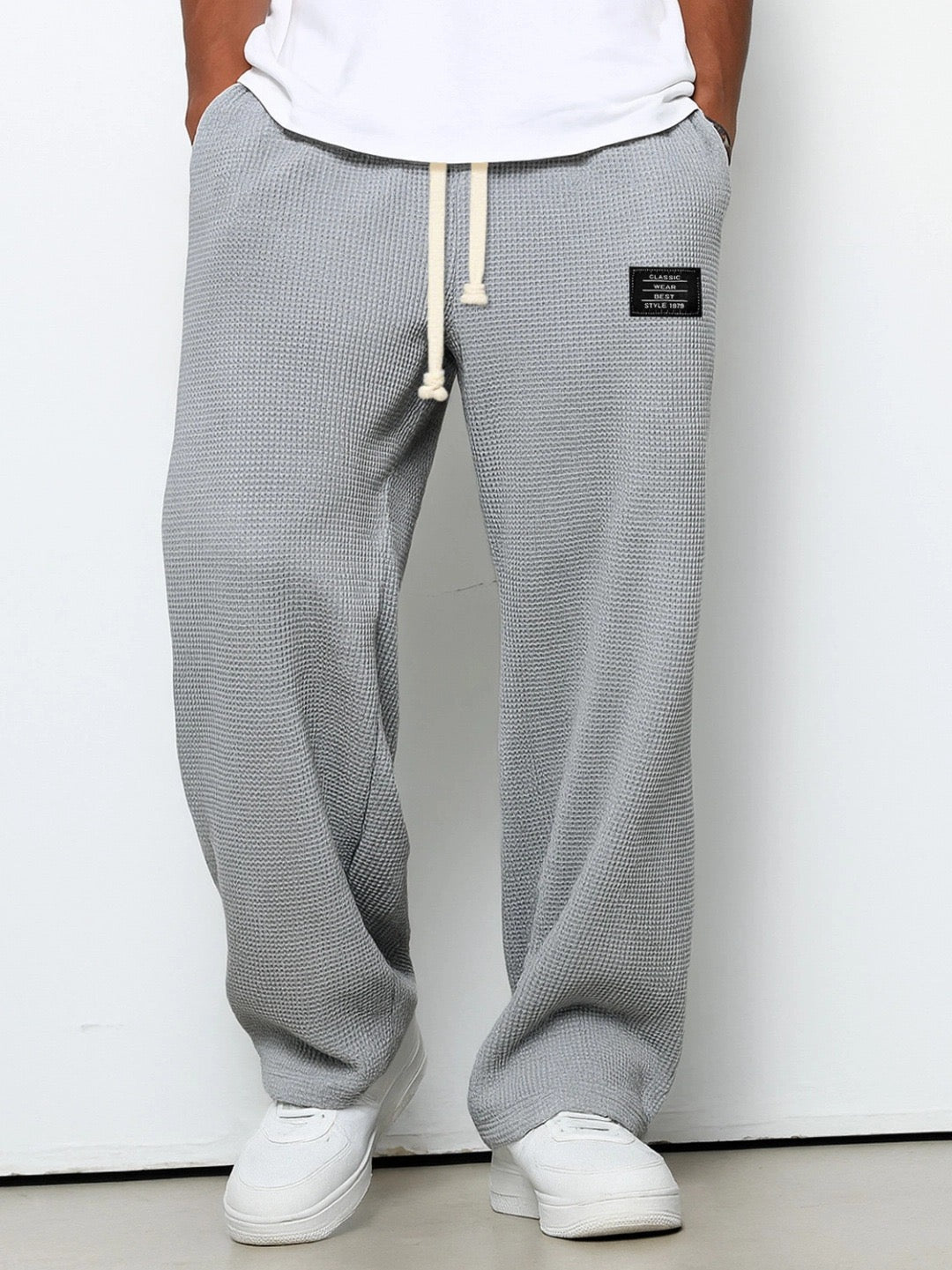 Lässige Herren Pants mit verstellbarem Bund und praktischen Taschen - 3 - Atelier-Zofia