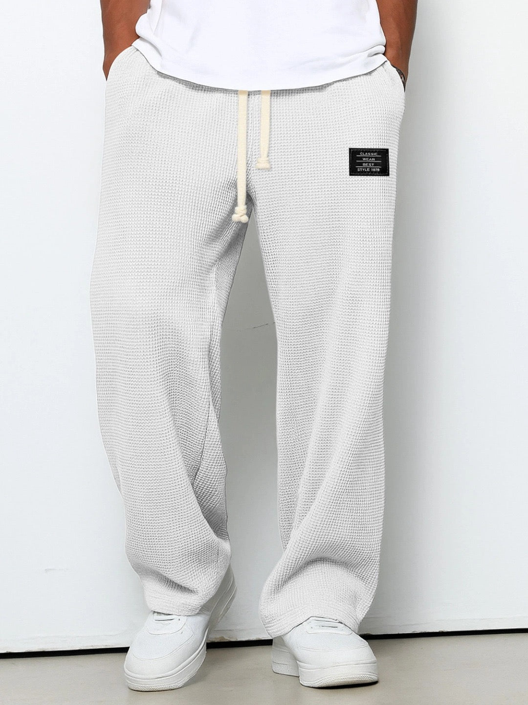 Lässige Herren Pants mit verstellbarem Bund und praktischen Taschen - 2 - Atelier-Zofia