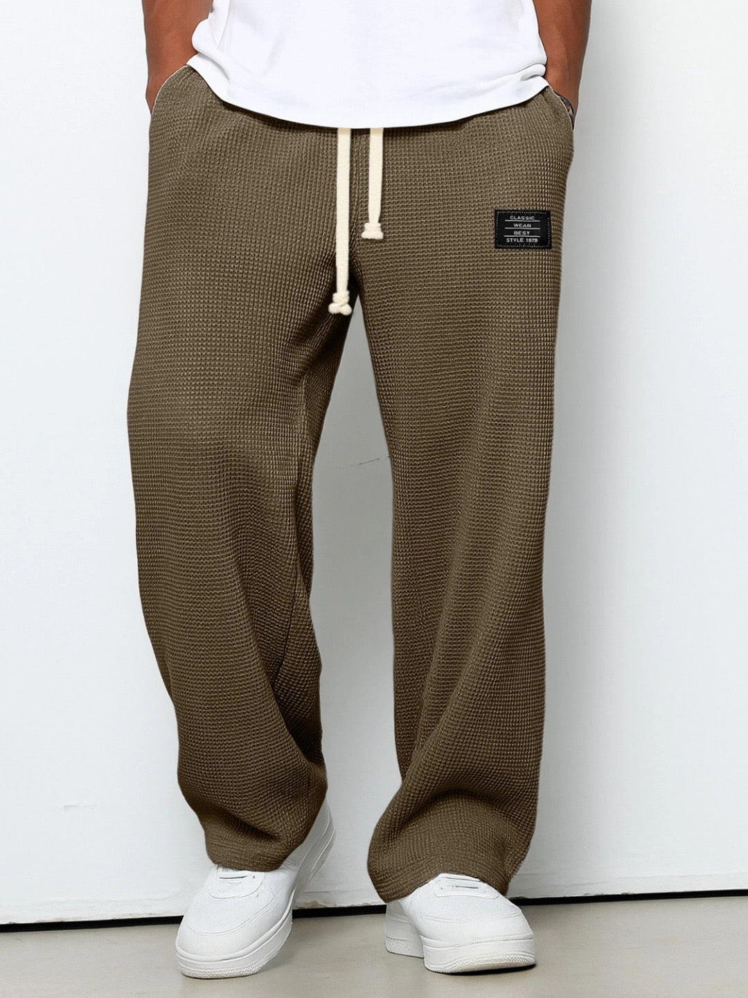 Lässige Herren Pants mit verstellbarem Bund und praktischen Taschen - 8 - Atelier-Zofia