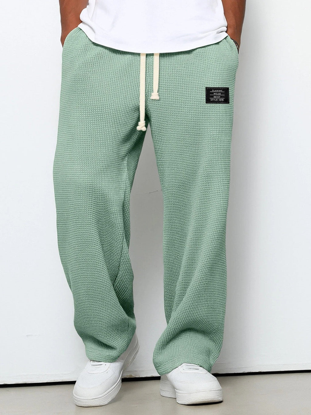 Lässige Herren Pants mit verstellbarem Bund und praktischen Taschen - 5 - Atelier-Zofia