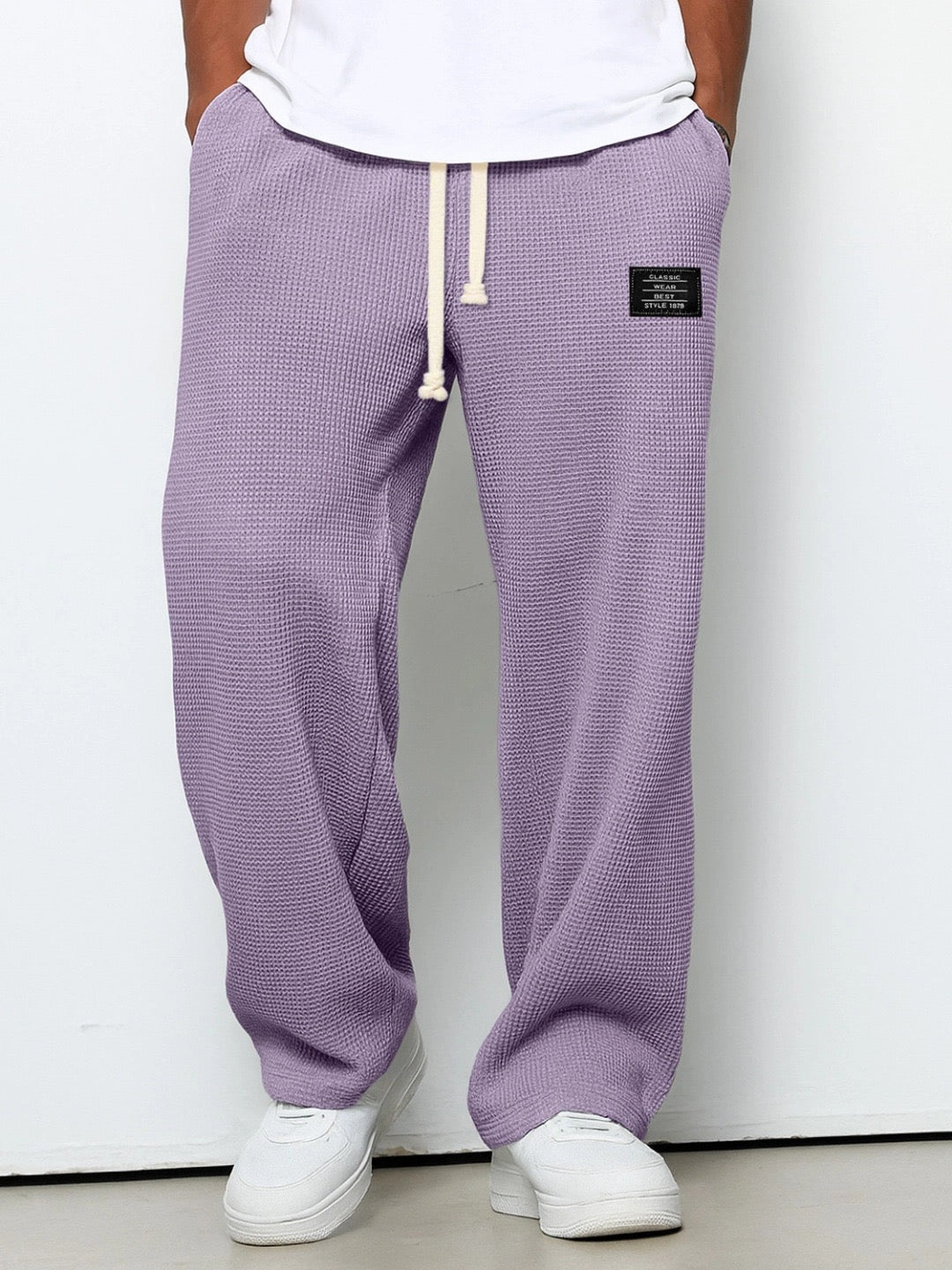 Lässige Herren Pants mit verstellbarem Bund und praktischen Taschen - 10 - Atelier-Zofia