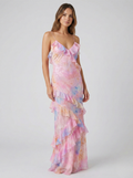 Monika – Elegant Flow Ruffle Maxi Dress for Women - Image 1