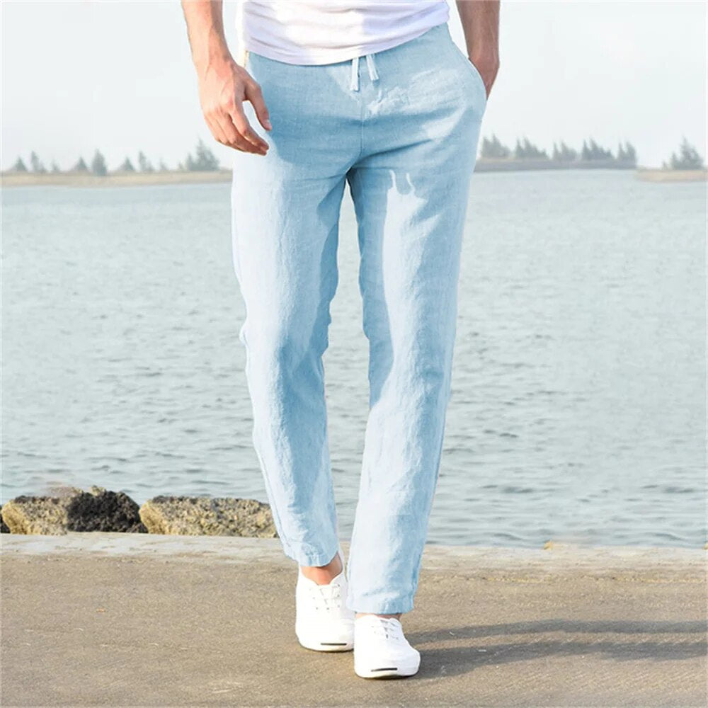 Philipp – Men’s Linen Lightweight Summer Pants - Image 1