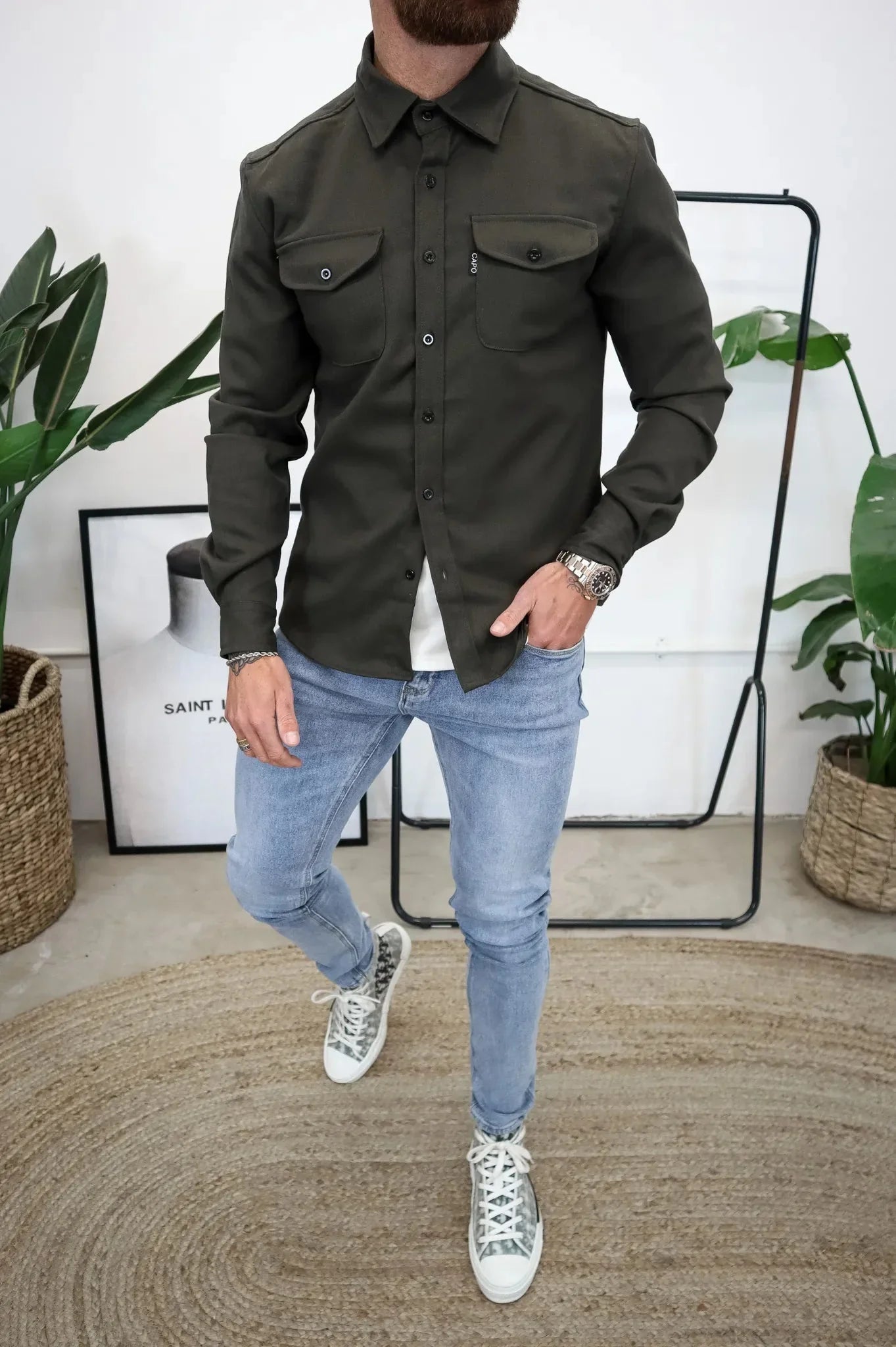 Karl – Men's Lightweight Overshirt Jacket - Image 5