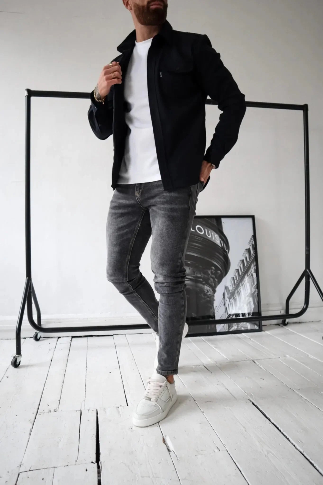 Karl – Men's Lightweight Overshirt Jacket - Image 7