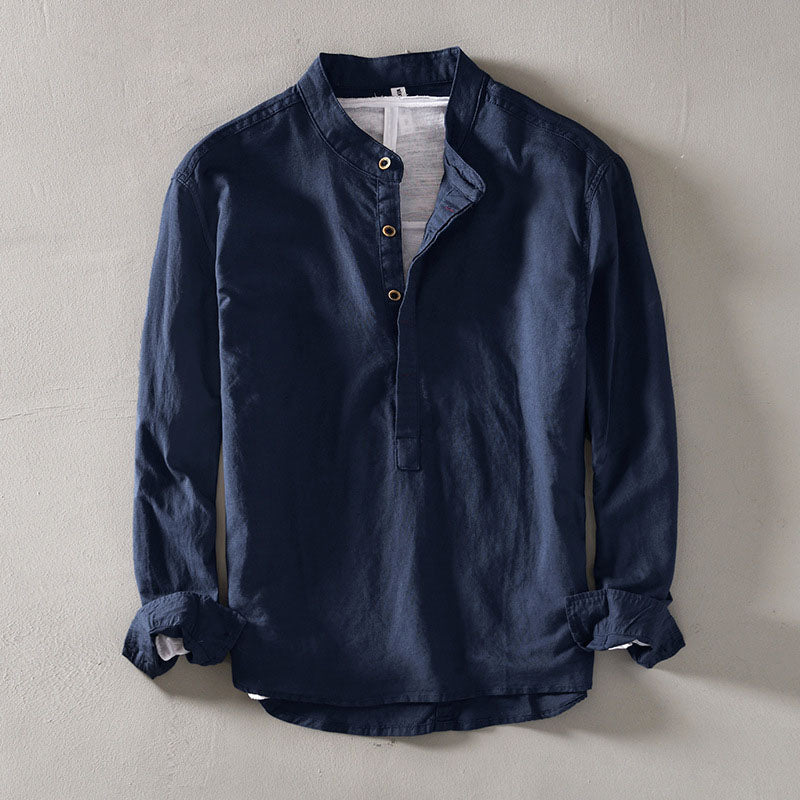 Ben – Casual Henley Shirt for Men - Image 1