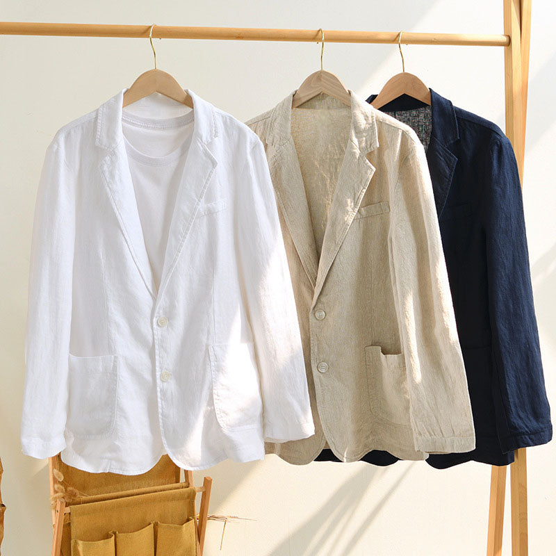 Henry – Vitali Tuscan Linen Blazer - Image 5