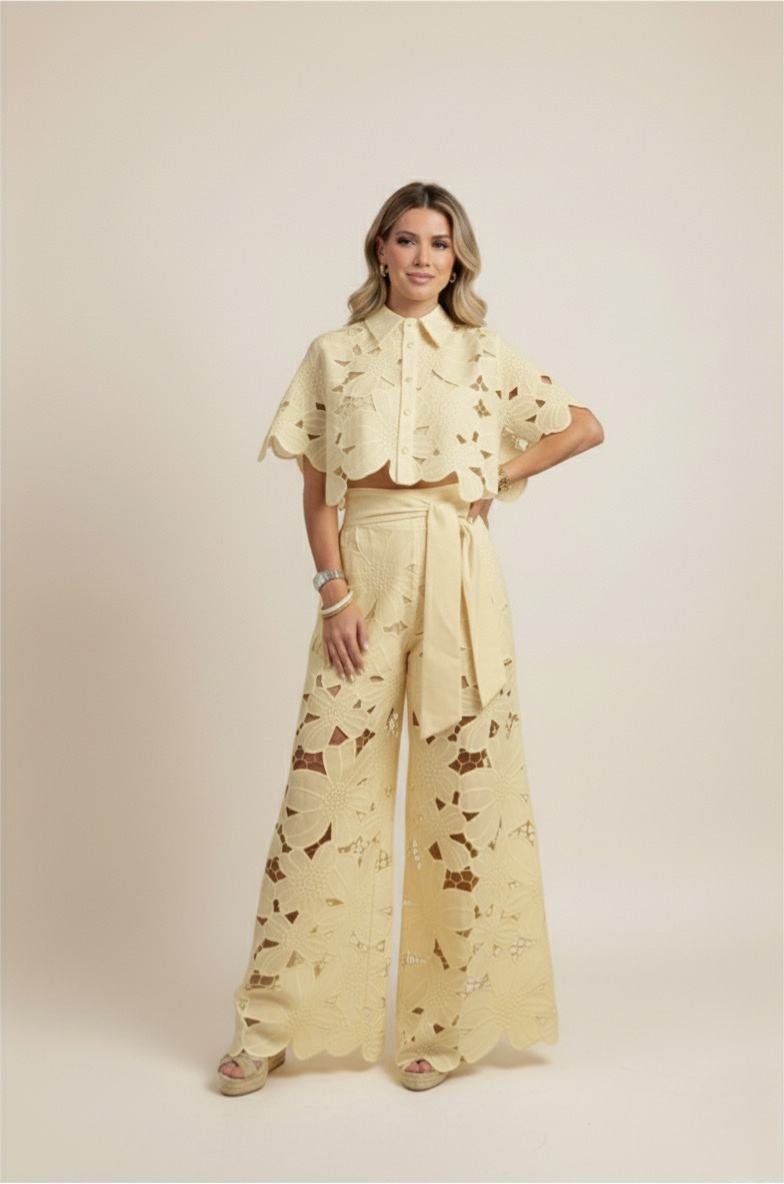 Claudia – Elegant Two-Piece Cut Out Summer Set for Women - Image 10