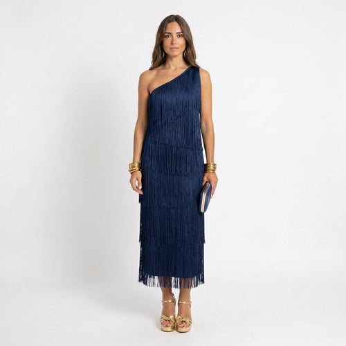 Annemarie – Elegant Fringe Dress for Women - Image 1