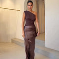 Charlotte – Elegant One-Shoulder Evening Dress - Image 5