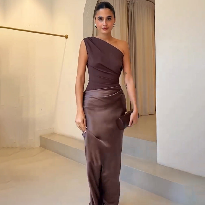 Charlotte – Elegant One-Shoulder Evening Dress - Image 9