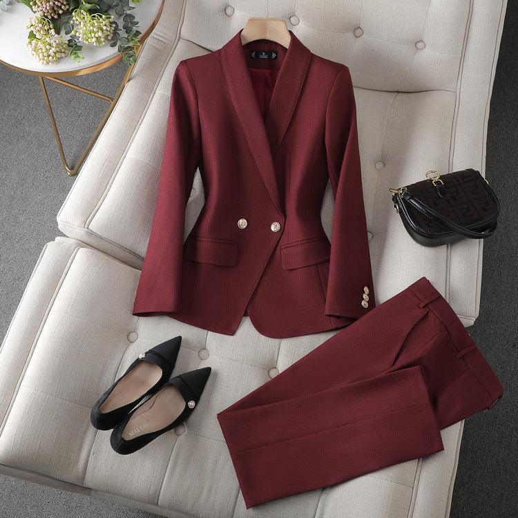 Annika – Elegant Women’s Blazer & Trousers Set - Image 3