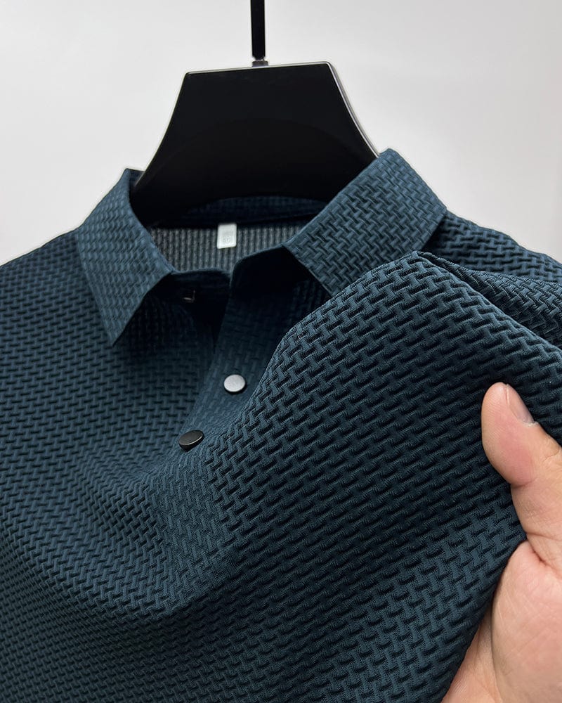 Stefan – Textured Button-Up Shirt for Men - Image 2