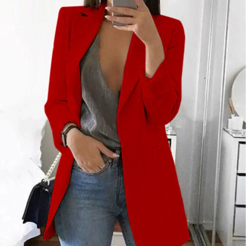 Eleganter taillierter Damenblazer von J&B - Perfekte Passform für jeden Anlass - 5 - Atelier-Zofia