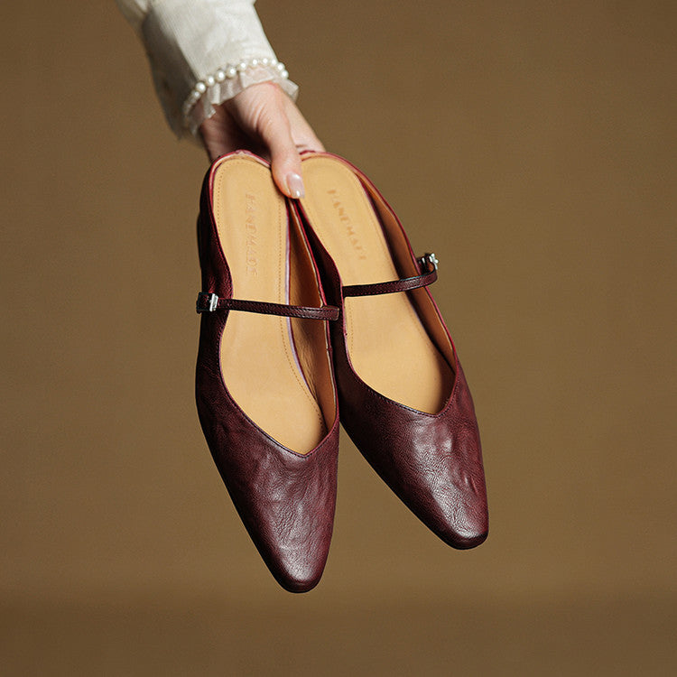 Maja – Women Genuine Leather Mules - Image 11
