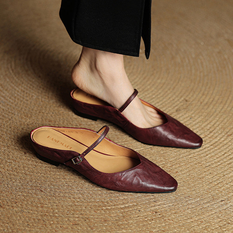 Maja – Women Genuine Leather Mules - Image 8