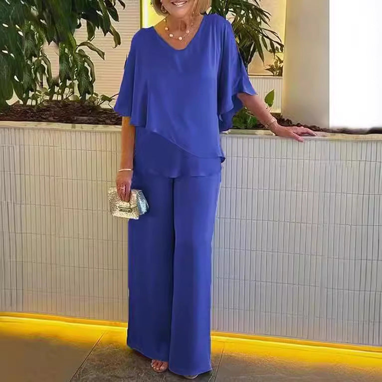 Sarah – Effortless Wide-Leg Set for Women - Image 2