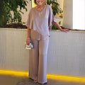 Sarah – Effortless Wide-Leg Set for Women - Image 1