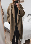 Damen Oversized-Mantel mit elegantem strukturierten Design - J&B - 1 - Atelier-Zofia