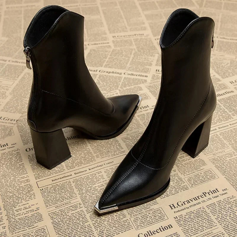 Merle – Chrome Tip Chelsea Leather Boot - Image 8