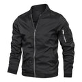 Schlanke Herren-Bomberjacke mit Reißverschluss - J&B - 14 - Atelier-Zofia
