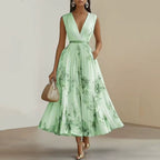 Franziska – Elegant Pleated Maxi Dress - Image 4