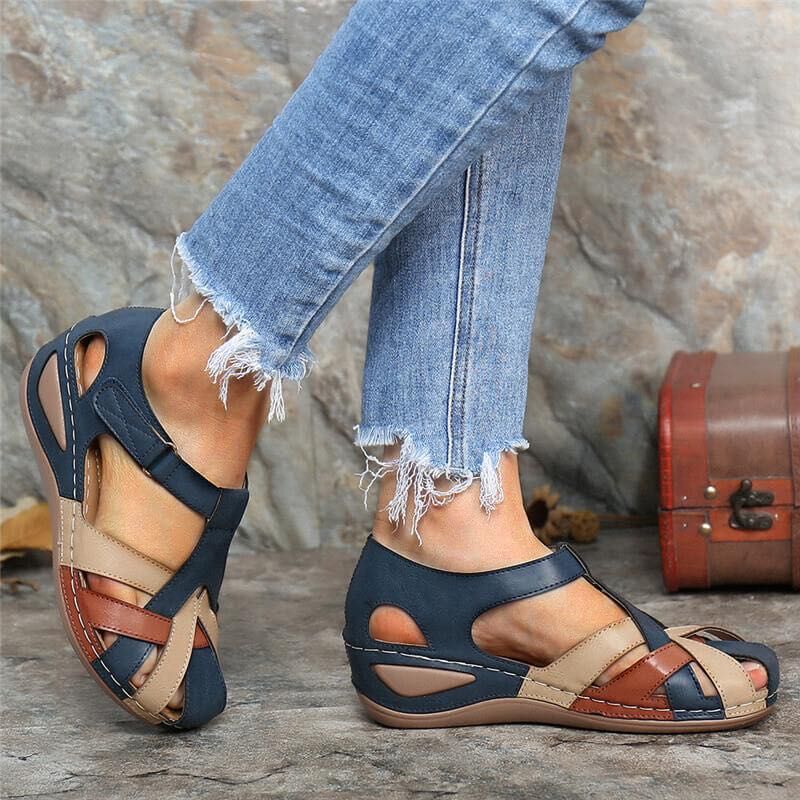 Nina – Women's Vintage Orthopedic Sandals - Image 3