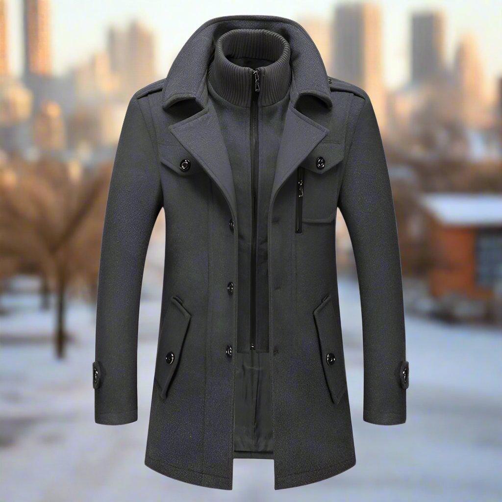 Moderne Herrenjacke im Utility-Stil mit Reißverschluss - J&B - 1 - Atelier-Zofia