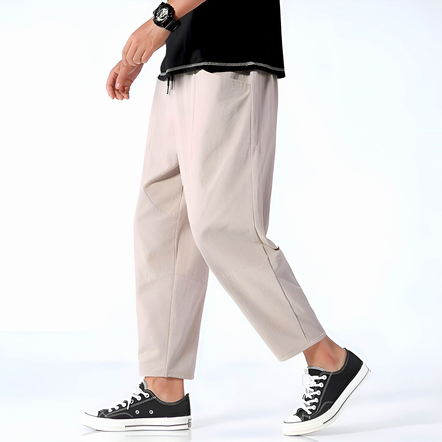 Finn – Urban Cropped Cotton Pants - Image 6