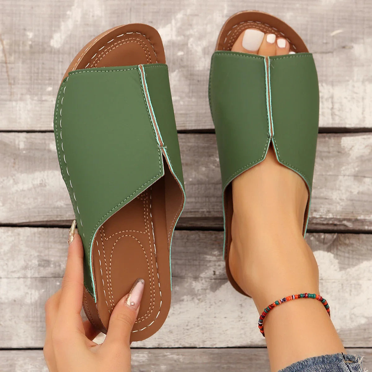 Laura – Damen Orthopädische Sommer-Pantoletten