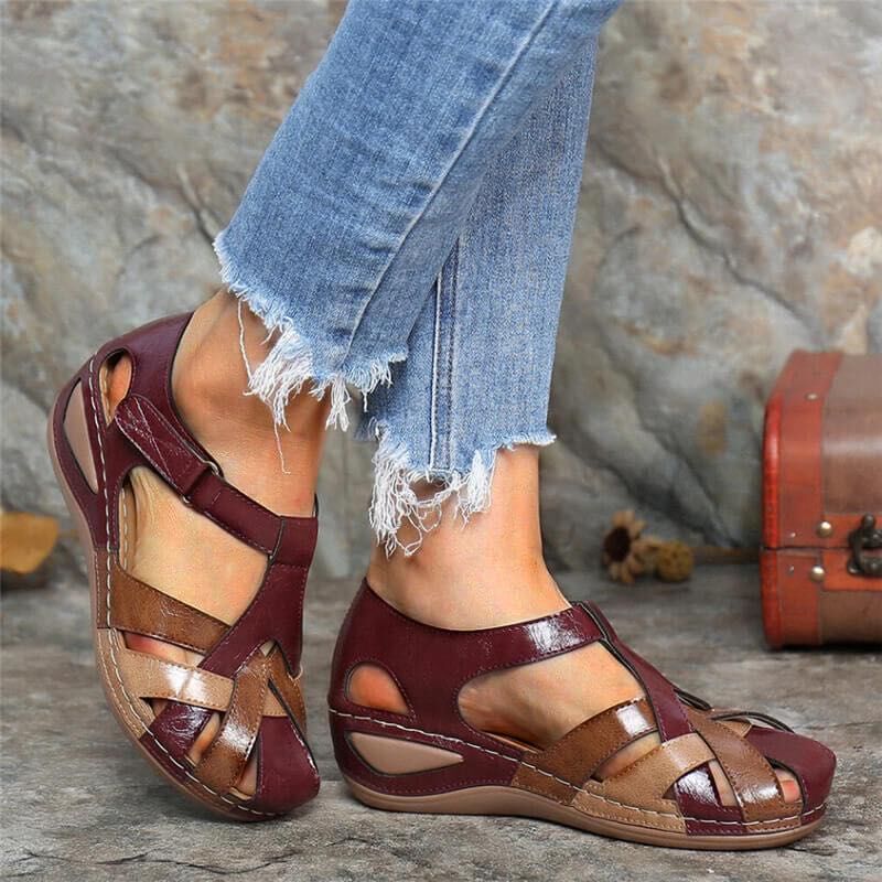 Hannah – Women's Vintage Orthopedic Sandals - Image 1