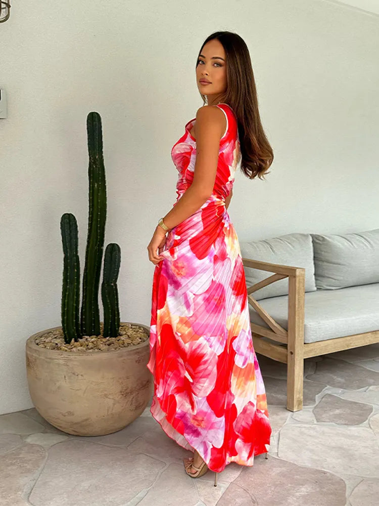 Emily – Women Floral Print Maxi Dress - Image 8