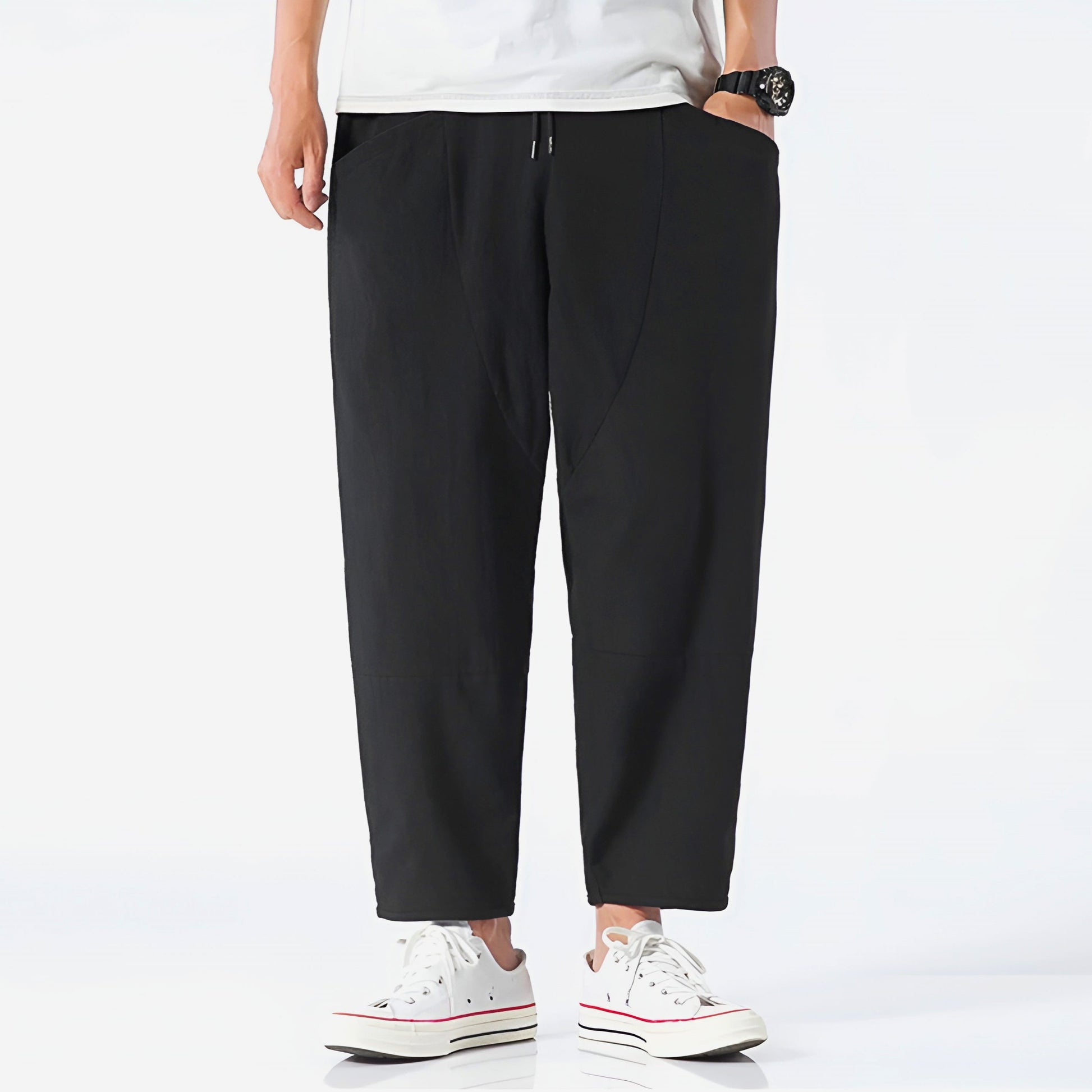 Finn – Urban Cropped Cotton Pants - Image 7