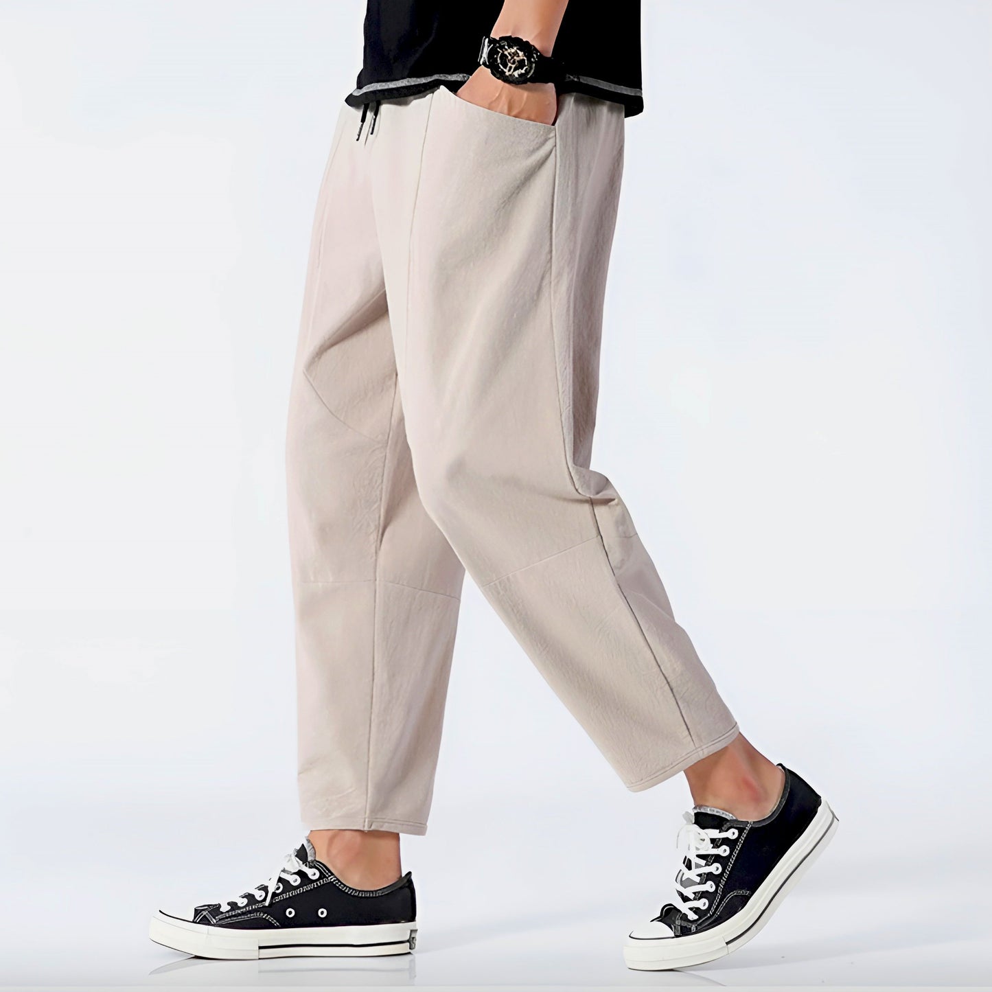 Finn – Urban Cropped Cotton Pants - Image 11