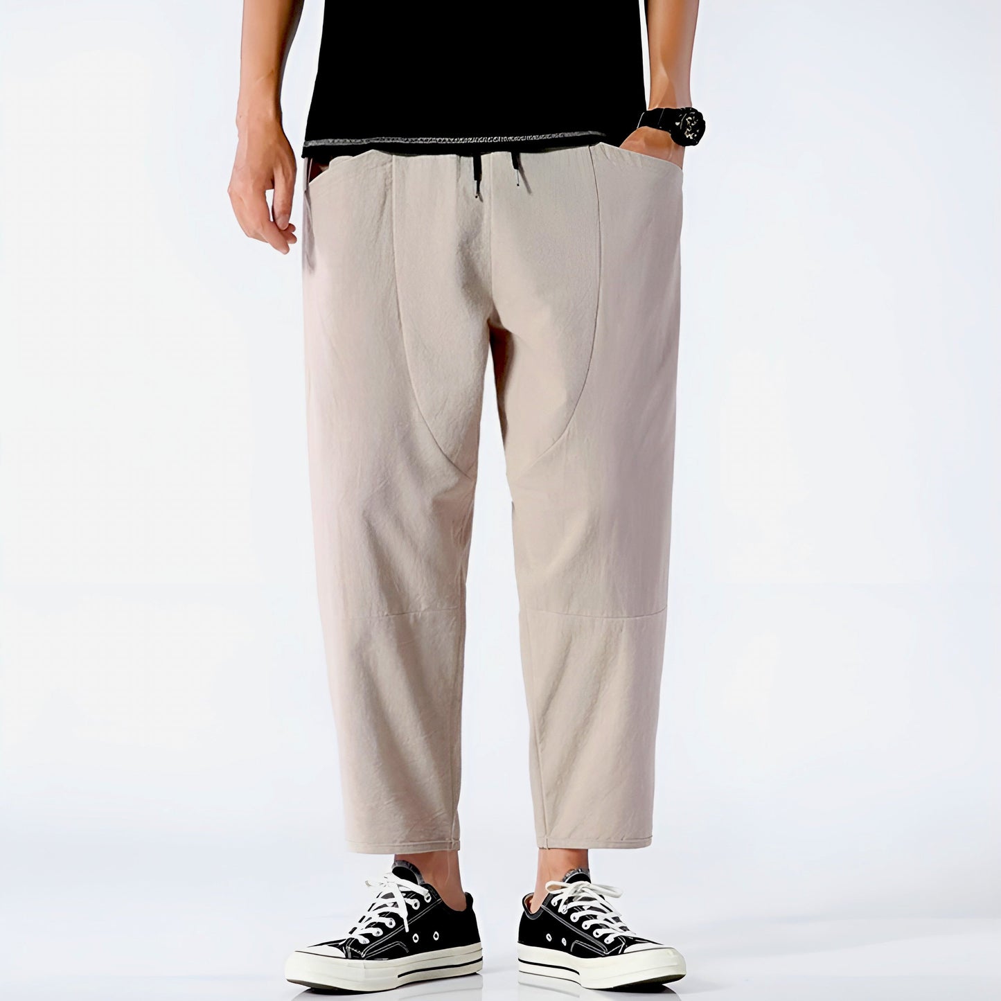 Finn – Urban Cropped Cotton Pants - Image 12
