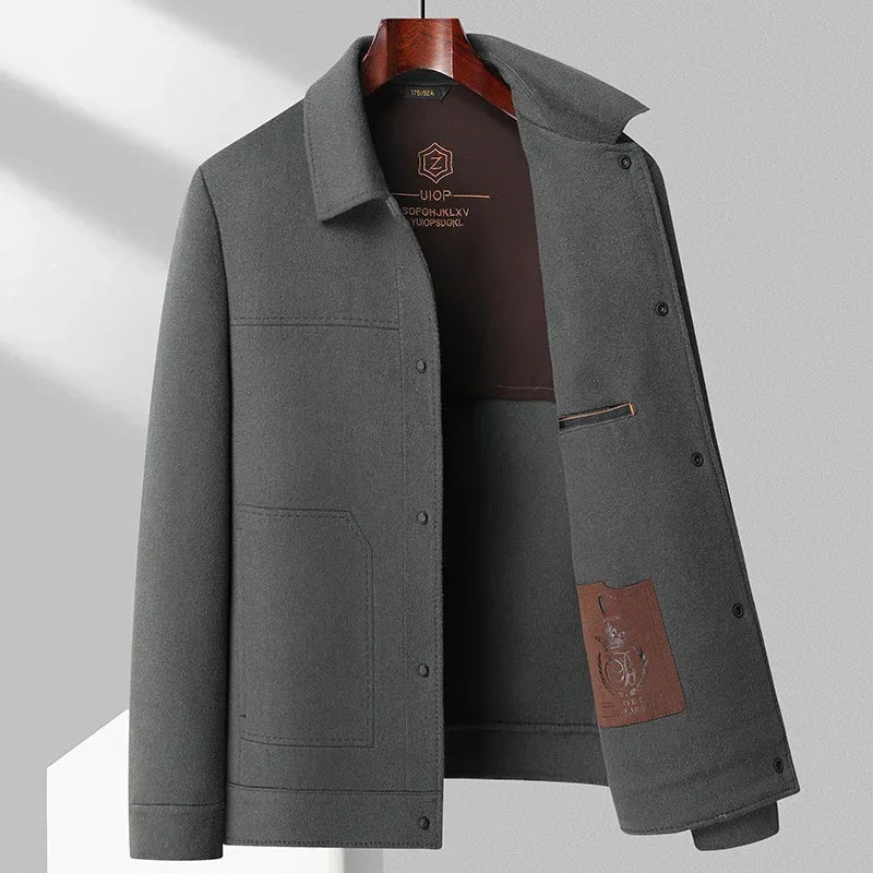Hugo – Elegancka męska kurtka w klasycznym kroju - 2 - Atelier-Zofia