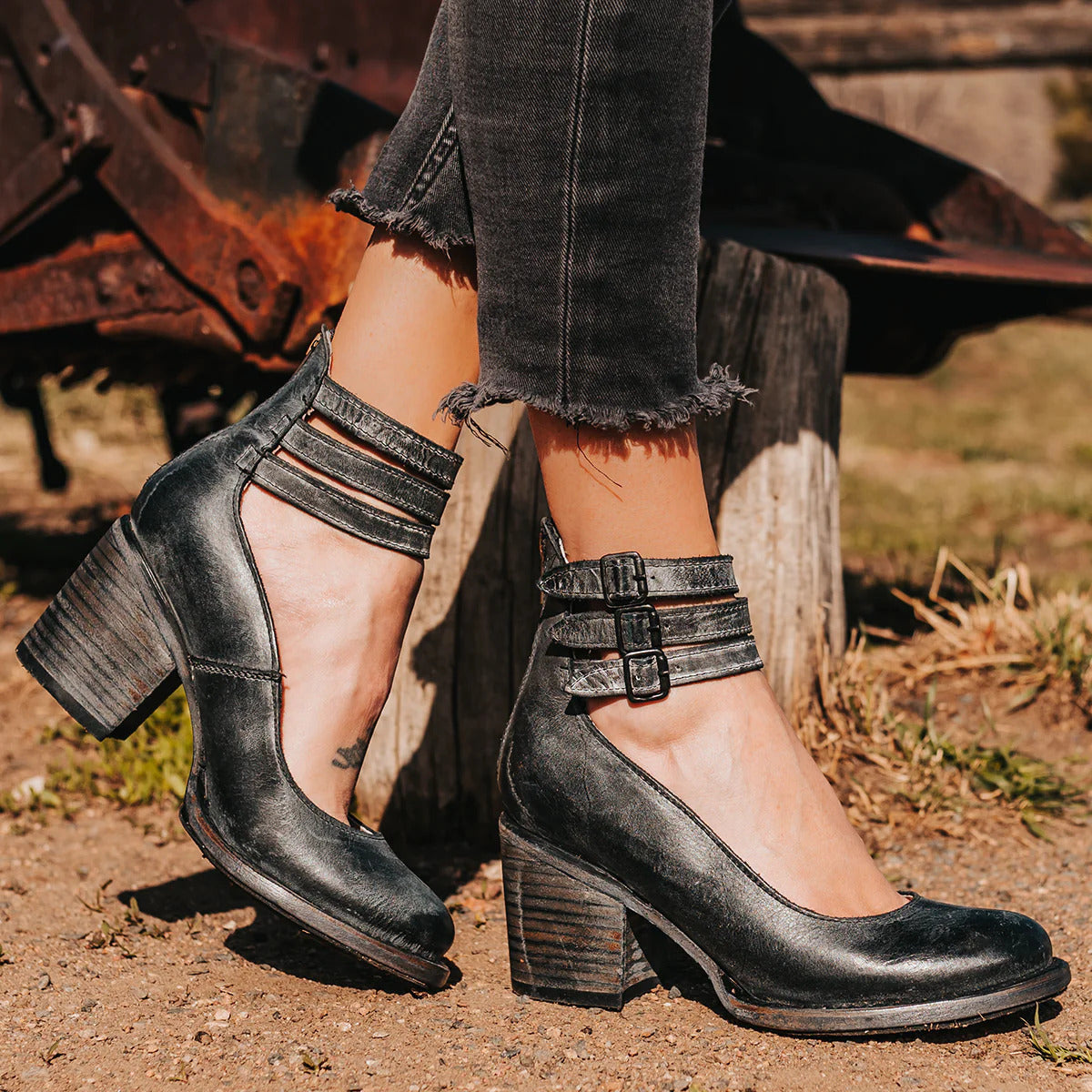 Katharina – Block Heel Ankle Shoes - Image 3