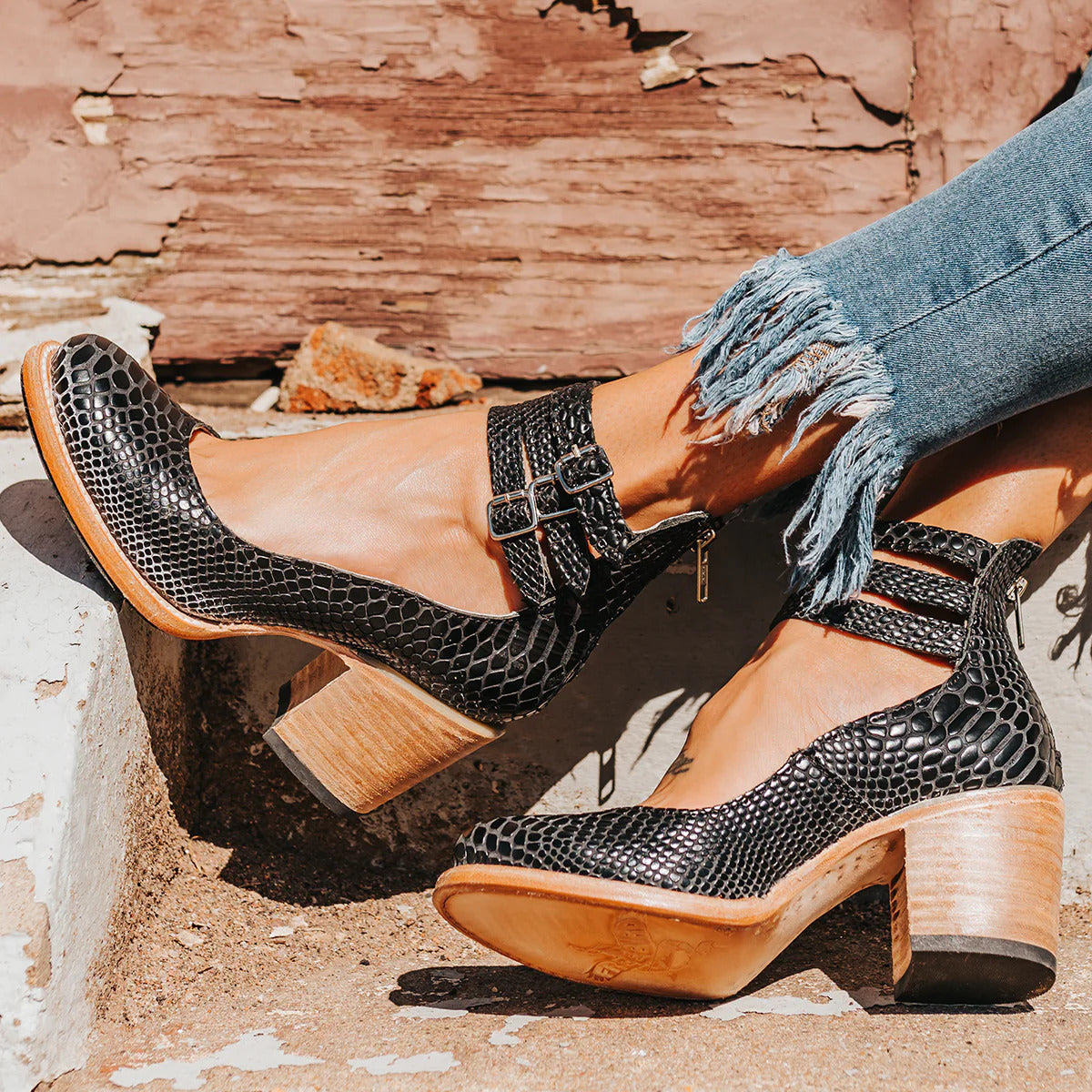 Katharina – Block Heel Ankle Shoes - Image 9