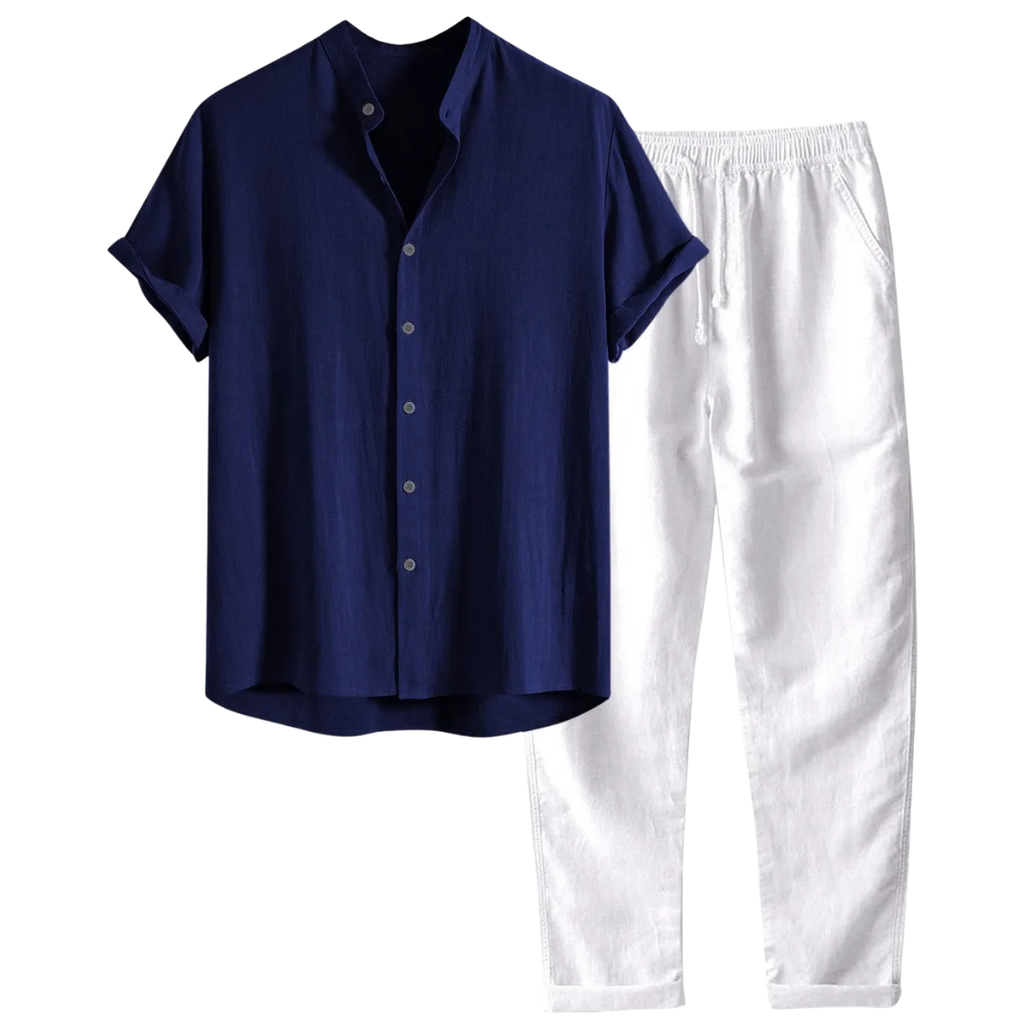 Elias – Men's Old Money Linen Summer Set - Image 5